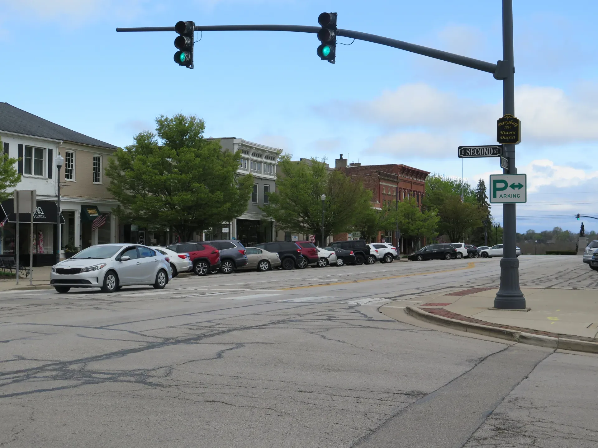 A location photograph in Perrysburg, OH
