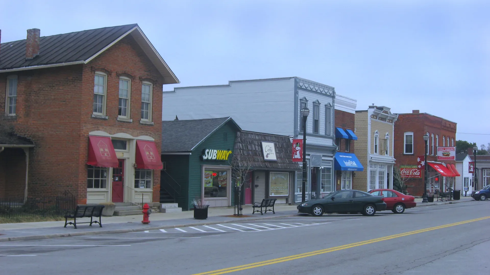A location photograph in Waterville, OH